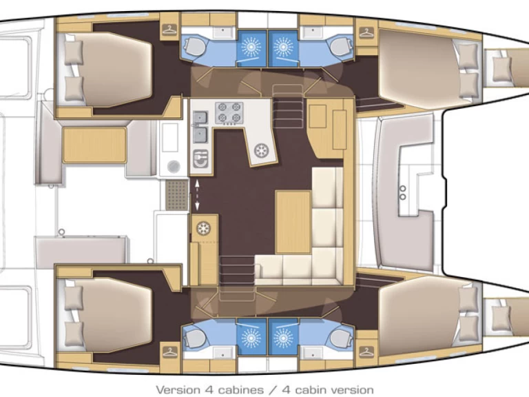 Catamaran rental with or without captain Lagoon Parham Town