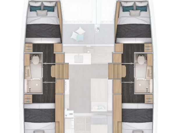 Rent a Lagoon Lagoon 38 - 4 + 2 cab. Šibenik