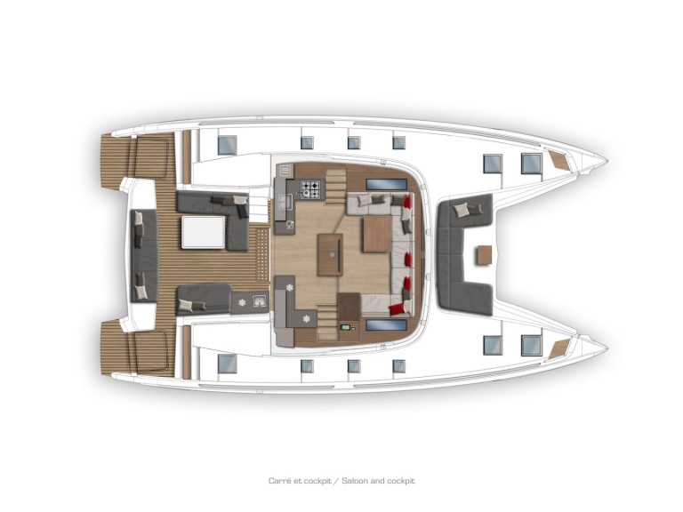 Boat rental Lagoon Lagoon 450 F in Parham Town on Samboat