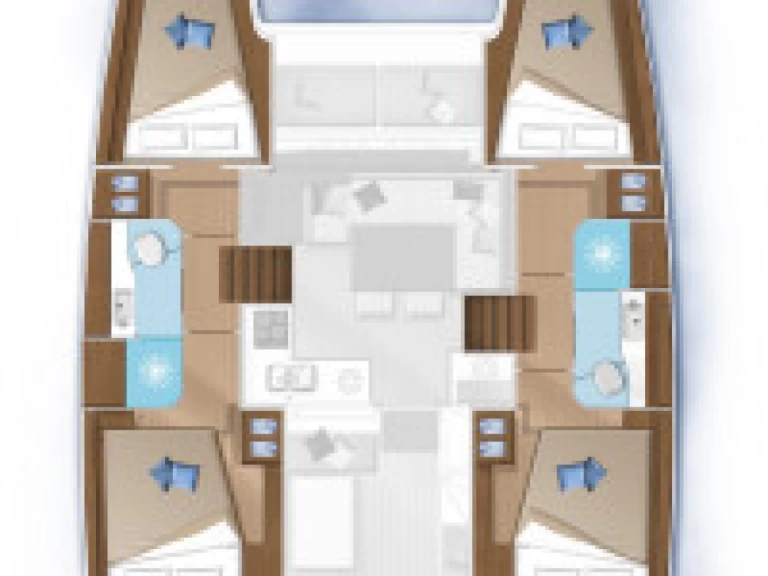 Bareboat Rental Catamaran Lagoon with a boat licence