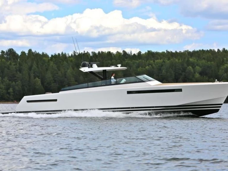 Delta Powerboats 60 charter bareboat or captained in  Juan-les-Pins