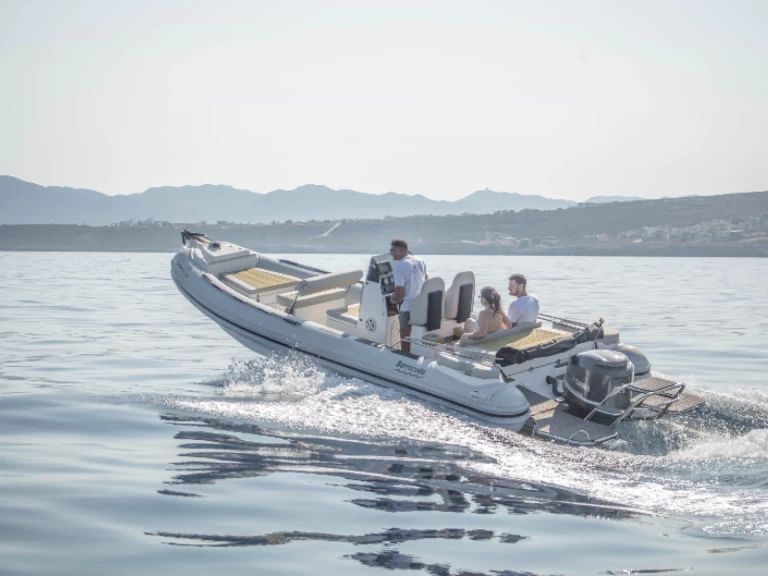 Barracuda 7.5M charter bareboat or captained in  Chania