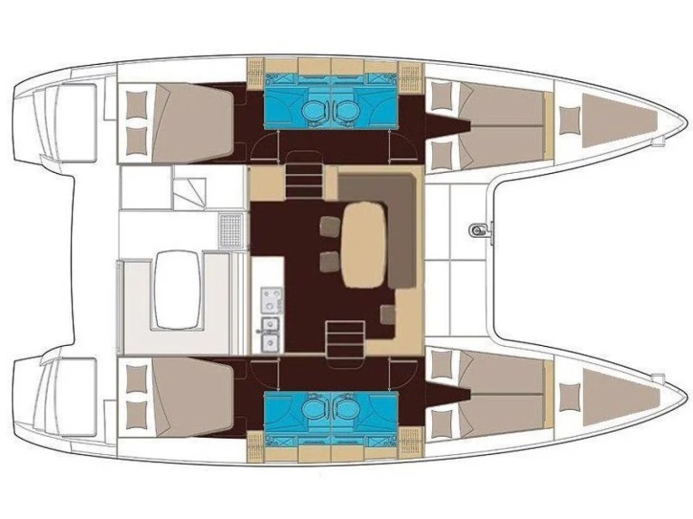 Yacht charter Santa Eulària des Riu cheap Lagoon 400 S2