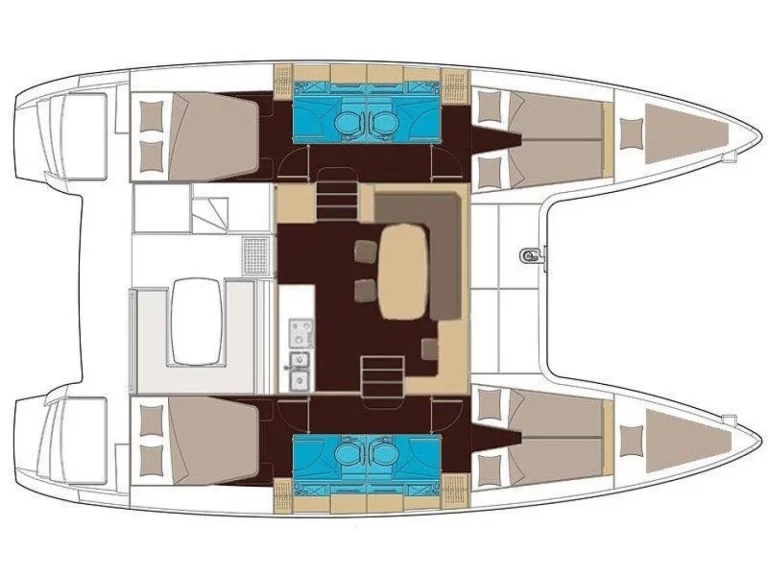 Yacht charter Santa Eulària des Riu cheap Lagoon 400 S2