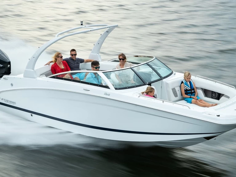 Four Winns HD 240 OB charter bareboat or captained in  Cannes