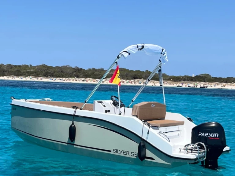 Silver Yacht SILVER 555 charter bareboat or captained in  La Savina
