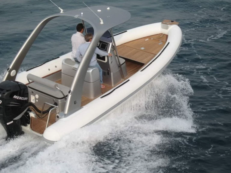 Bareboat Rental RIB Ufo with a boat licence