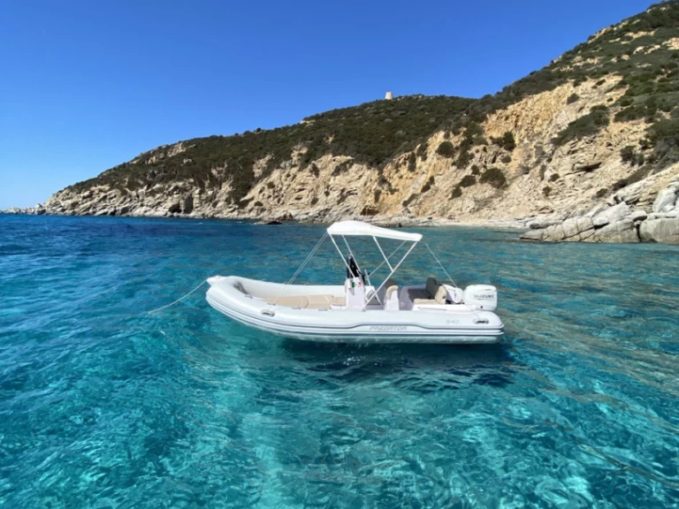 Bareboat Rental RIB Italboats with a boat licence