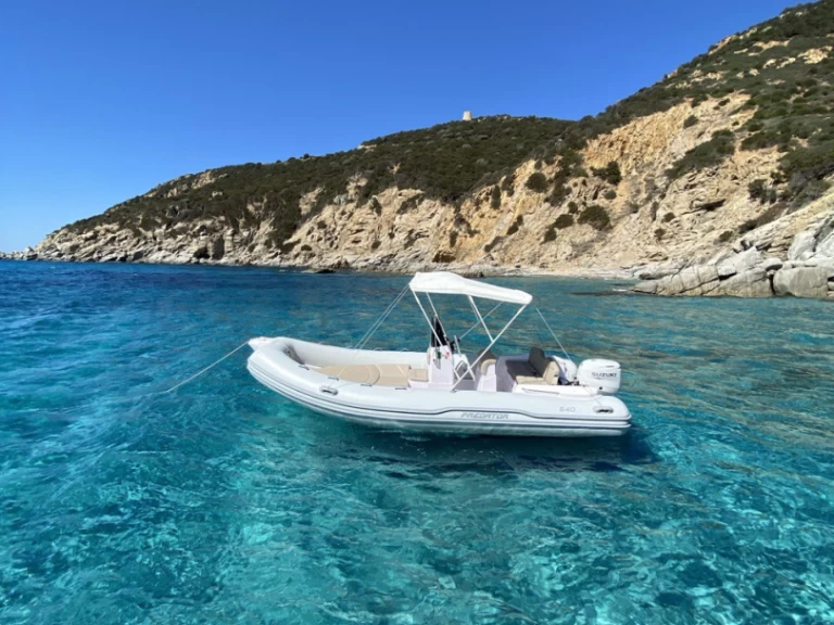 RIB rental with or without captain Italboats Villasimius