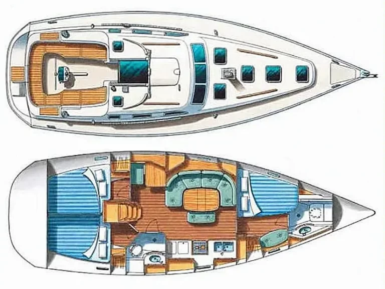 Sailboat rental with or without captain Bénéteau Kallithea