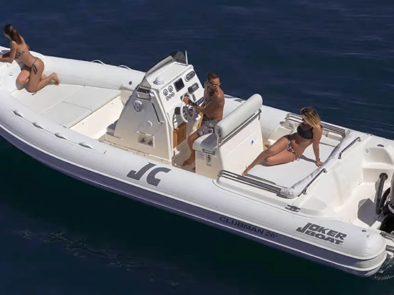 Bareboat Rental RIB Joker Boat with a boat licence