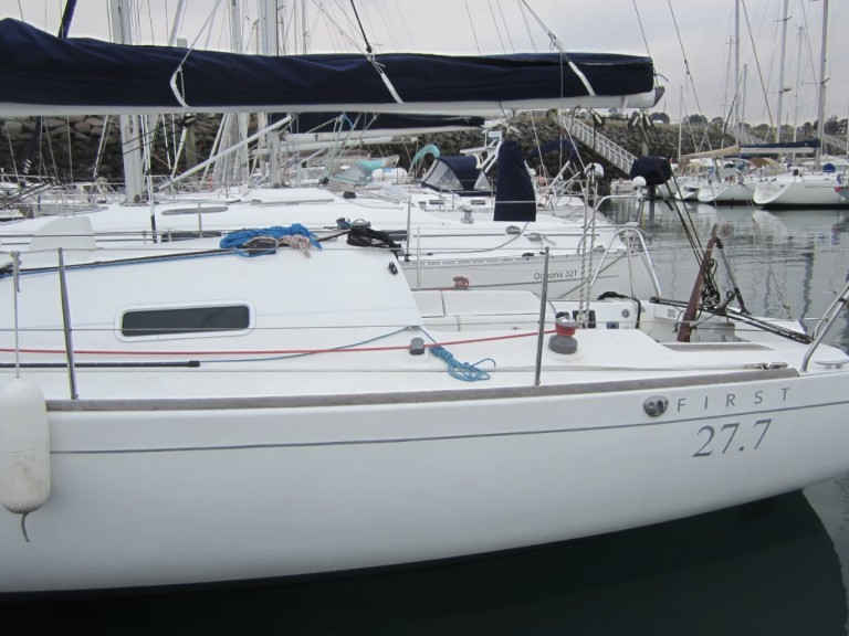 Bareboat Rental Sailboat First 27.7 (2 cab) with a boat licence