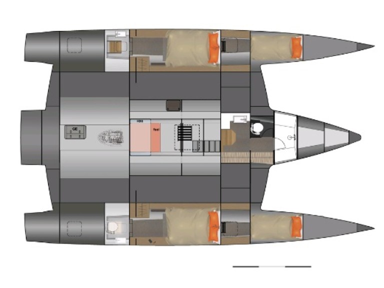 Bareboat Rental Catamaran Neel with a boat licence