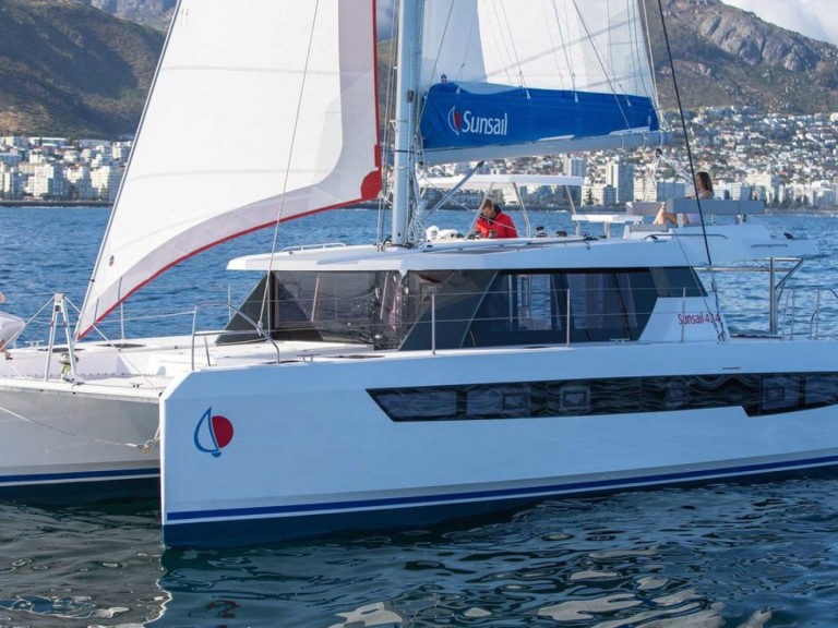 Bareboat Rental Catamaran Leopard with a boat licence