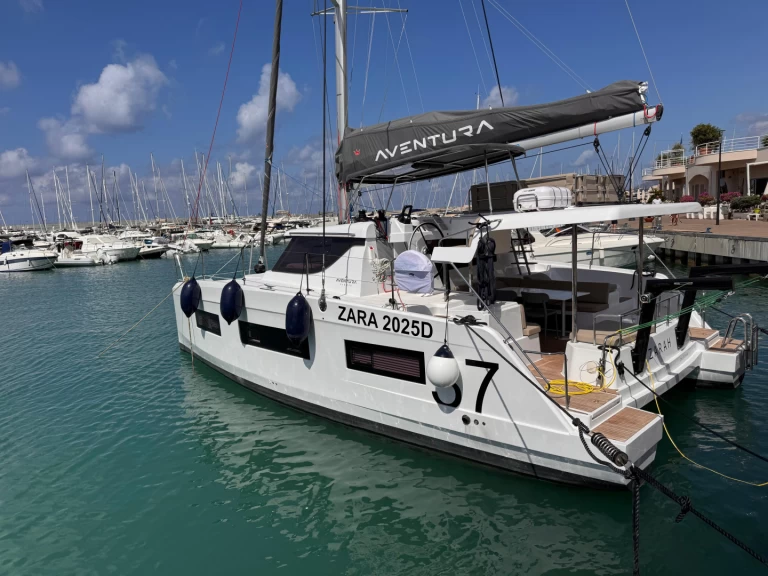 Catamaran rental with or without captain Aventura Capo d'Orlando