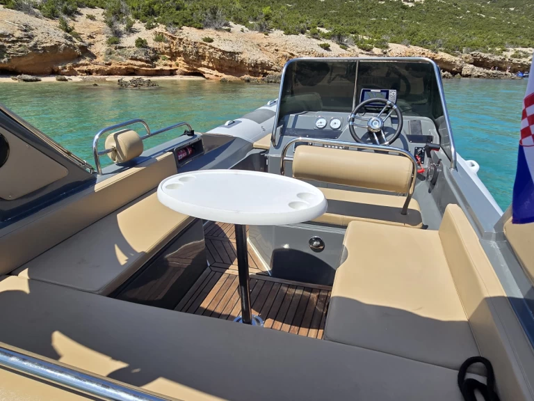 Grginić Shark 23 charter bareboat or captained in  Novalja