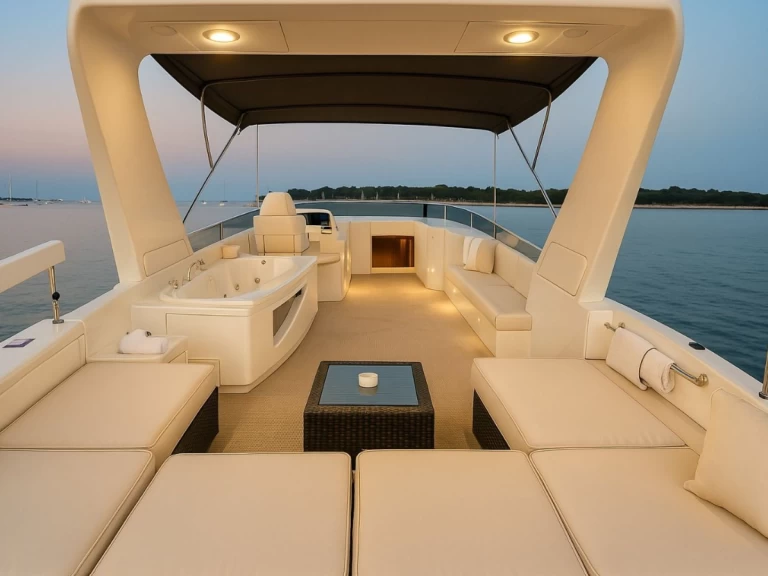 Luxury Yacht rental in Saint-Tropez - Falcon 80S