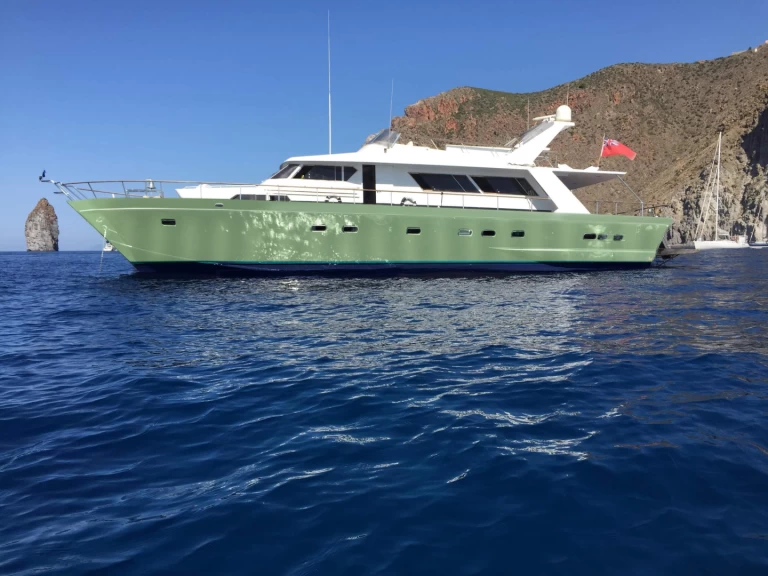 Cantieri Pegasus 80 charter bareboat or captained in  Olbia