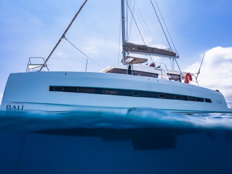 Catamaran rental with or without captain Bali Catamarans Eden Island