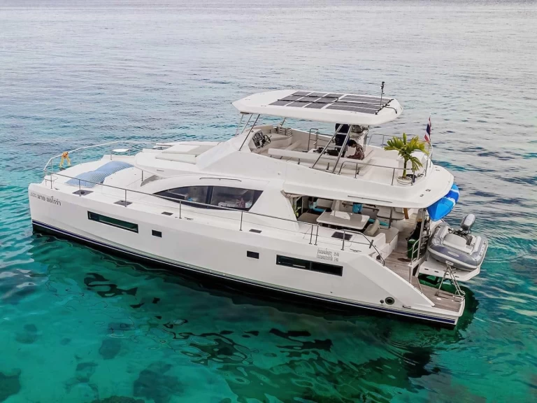 Bareboat Rental Catamaran Leopard with a boat licence