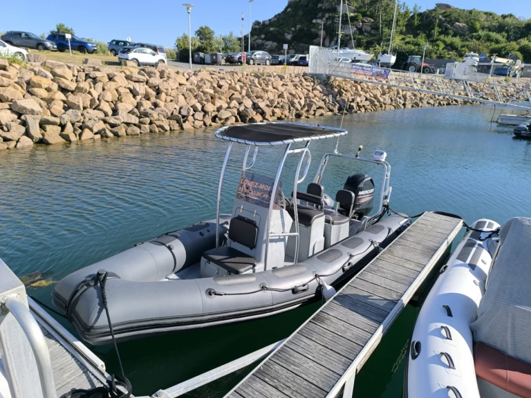 Bareboat Rental RIB 3D Tender with a boat licence