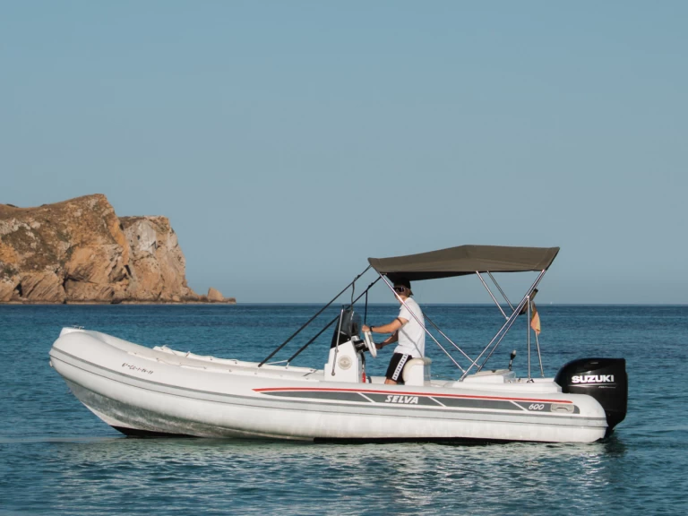 Selva 600 charter bareboat or captained in  Sant Antoni de Portmany
