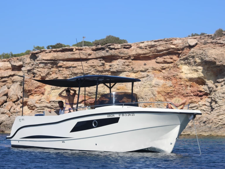Motorboat rental with or without captain Astilux Sant Antoni de Portmany