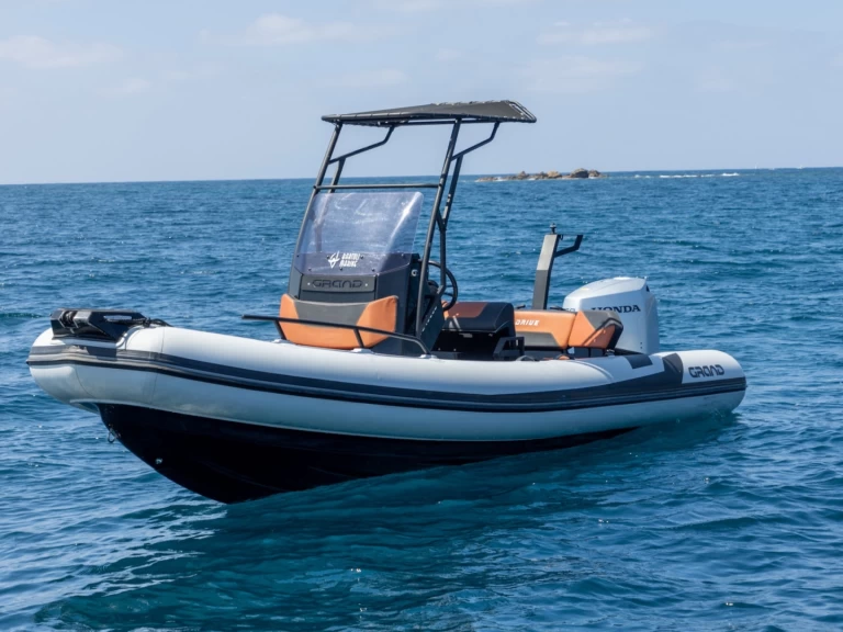Bareboat Rental RIB Grand Boats with a boat licence