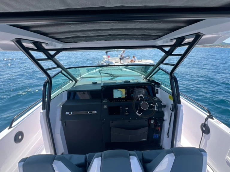 Bareboat Rental Luxury Yacht Axopar with a boat licence