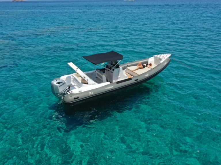 Bareboat Rental RIB Italboats with a boat licence