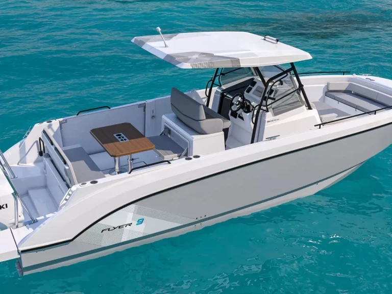 Bénéteau Flyer 9 charter bareboat or captained in  Saint-Raphaël