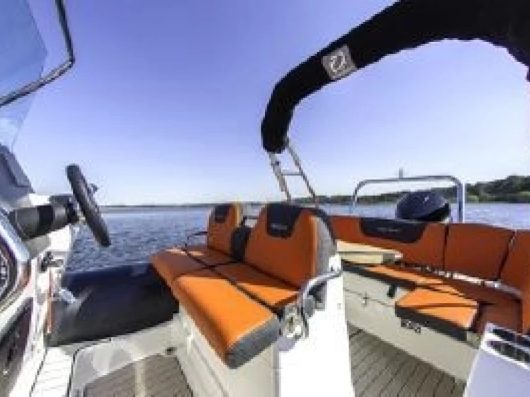 Bareboat Rental RIB Zodiac with a boat licence