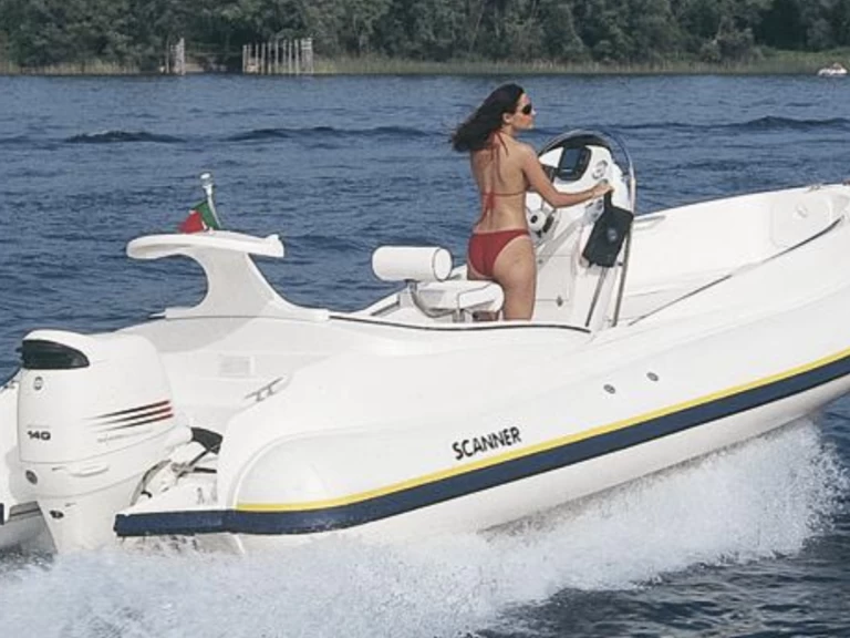 Bareboat Rental RIB Scanner with a boat licence