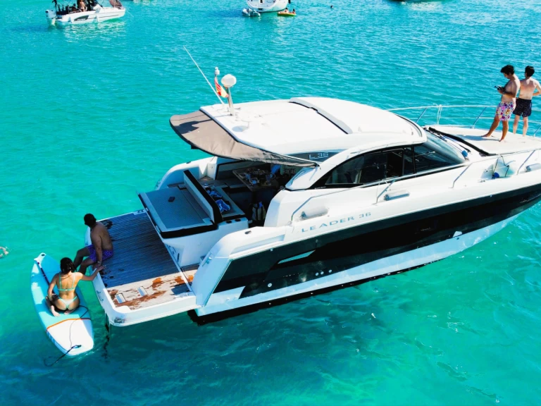 Jeanneau Leader 36 charter bareboat or captained in  Fornells