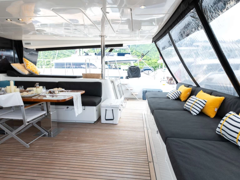 Lagoon PHILOTIMO charter bareboat or captained in  Windward Bay