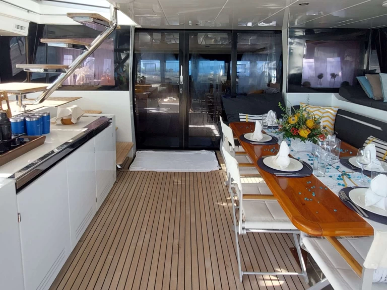 Lagoon PHILOTIMO charter bareboat or captained in  British Virgin Islands (BVI)