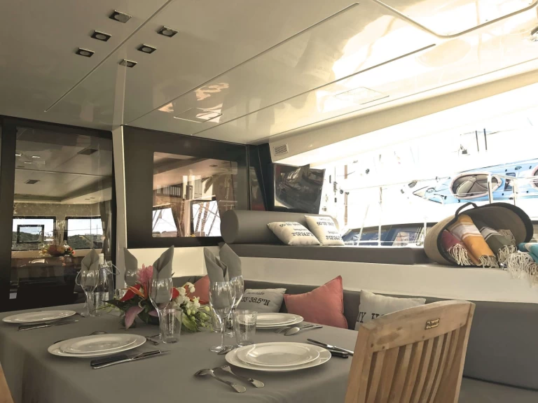 Lagoon Reve2Mer charter bareboat or captained in  Mahé