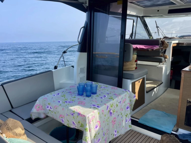 Jeanneau Merry Fisher 895 Cruiser charter bareboat or captained in  Mandelieu-la-Napoule