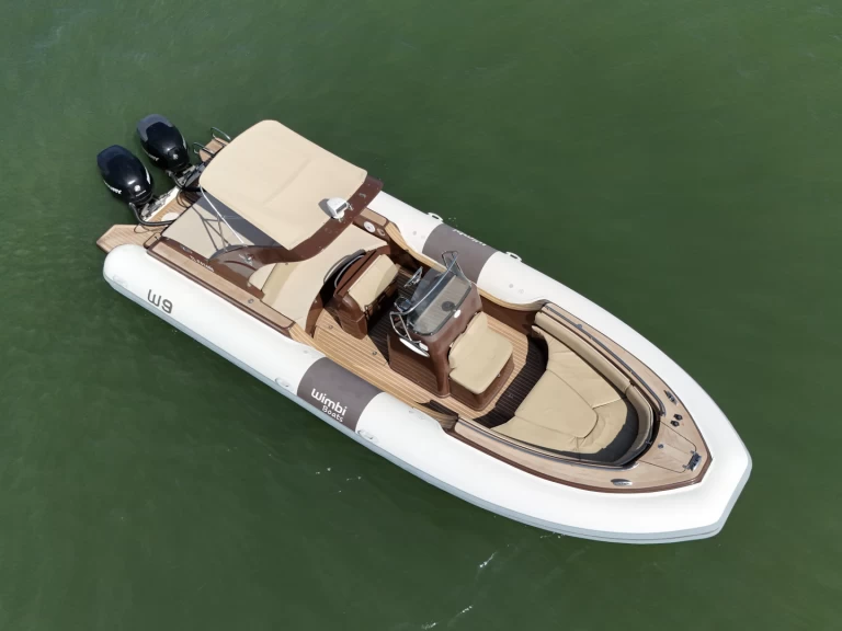 Wimbi Boats W9 charter bareboat or captained in  Lège-Cap-Ferret