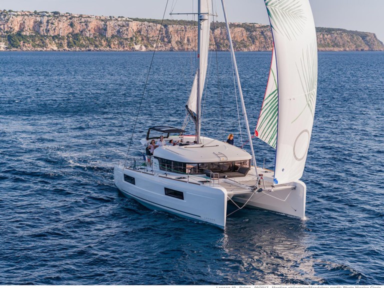 Bareboat Rental Catamaran Lagoon with a boat licence