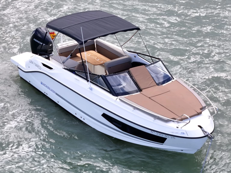 Motorboat rental in Altea - Quicksilver Activ 755 Cruiser