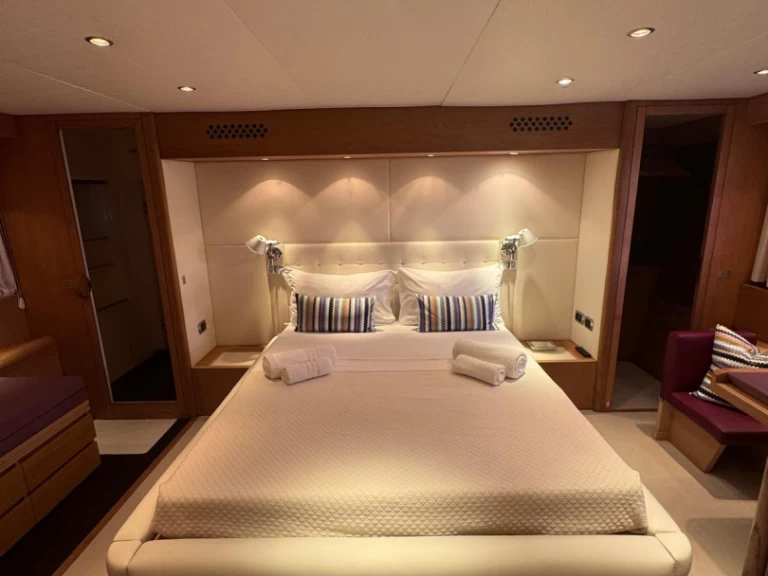 Bareboat Rental Luxury Yacht Aicon with a boat licence