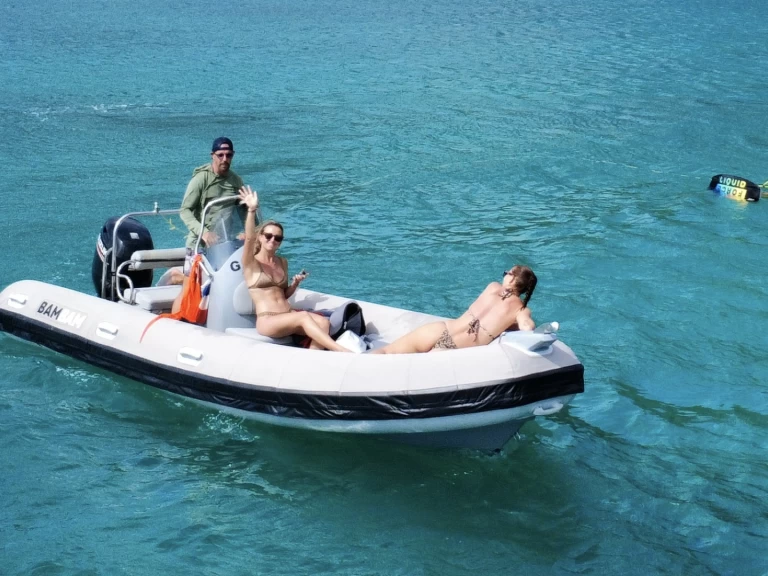 3D Tender Lux 550 charter bareboat or captained in  Saint Martin