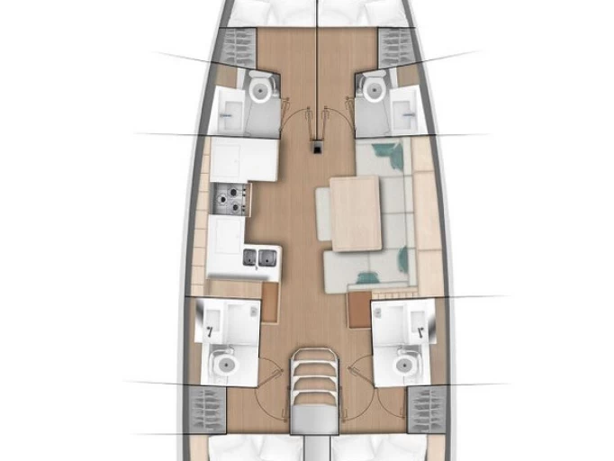 Jeanneau Sun Odyssey 490 charter bareboat or captained in  Préveza