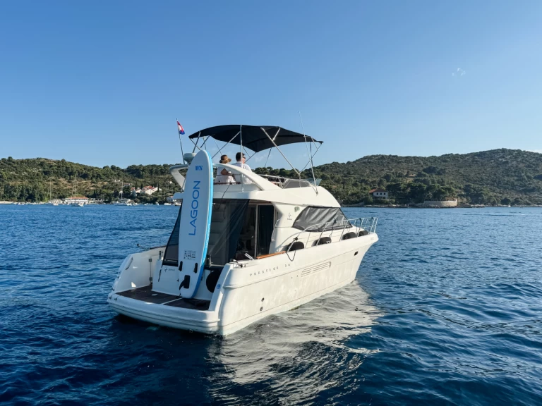 Jeanneau Prestige 36 Fly charter bareboat or captained in  Dubrovnik