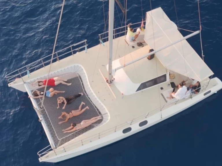 Bareboat Rental Catamaran Fountaine Pajot with a boat licence