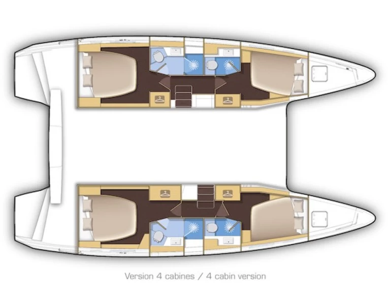 Lagoon Lagoon 42 charter bareboat or captained in  Sant Antoni de Portmany