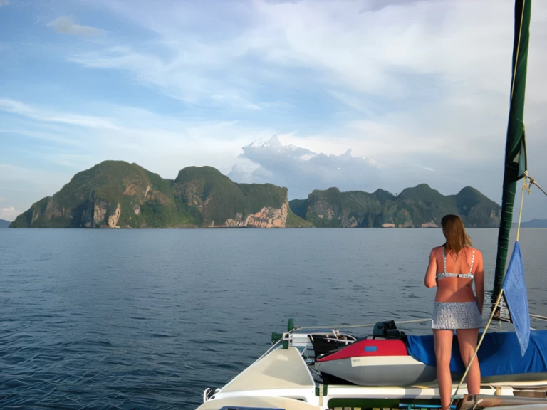 Bareboat Rental Catamaran Wharram with a boat licence