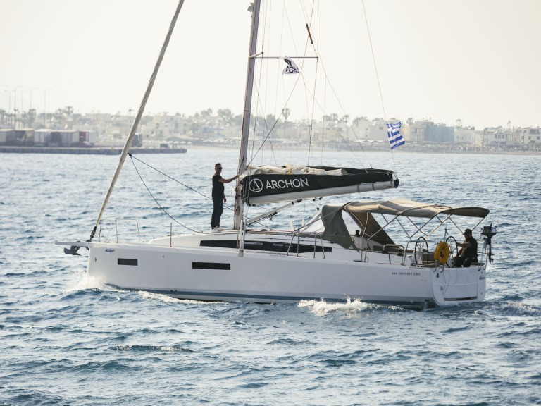 Jeanneau Sun Odyssey 380 charter bareboat or captained in  Kos