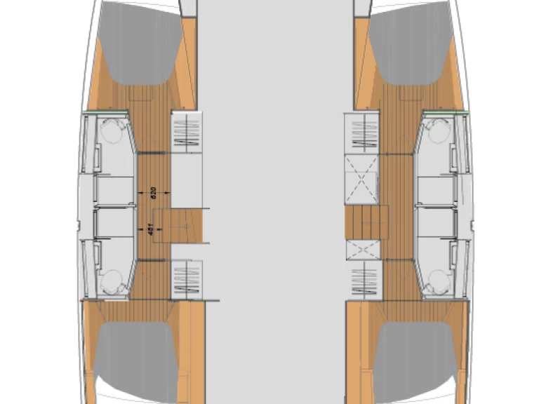 Catamaran rental in Road Town - Fountaine Pajot Elba 45